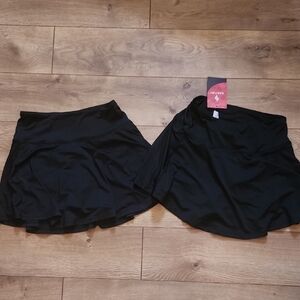 2 Sanity Black Women's Skorts